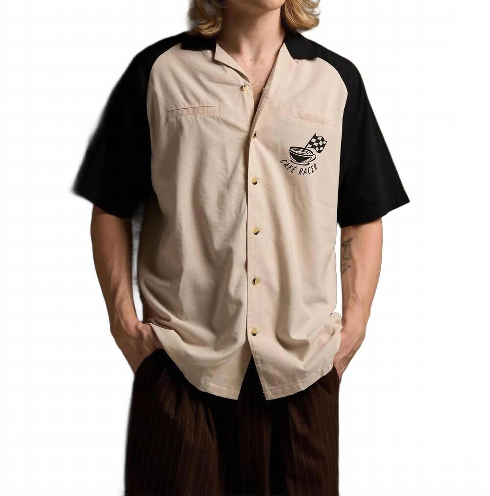 NEW PYKNIC unisex - cafe racer button-up shirt in cream